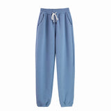 Aachoae Solid Casual Tracksuit Women Sports 2 Pieces Set