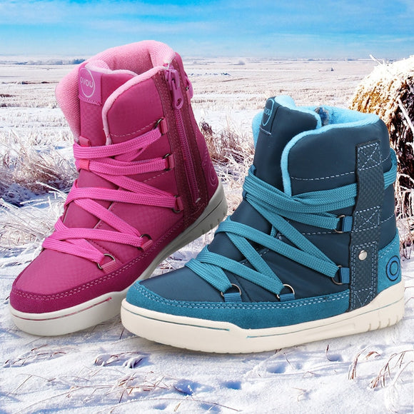 Kids Casual Ankle Boots Uovo Brand Winter High-top Sports Sneakers
