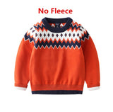 Children Kids Knitted Sweaters for boys Cardigan Thick Jacket