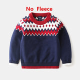 Children Kids Knitted Sweaters for boys Cardigan Thick Jacket