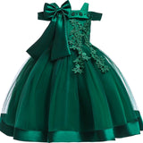 Princess Dress for Baby Girl Flower Elegant Winter Party Dress