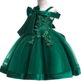 Princess Dress for Baby Girl Flower Elegant Winter Party Dress