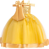 Princess Dress for Baby Girl Flower Elegant Winter Party Dress