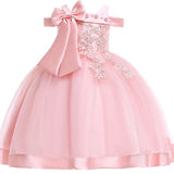 Princess Dress for Baby Girl Flower Elegant Winter Party Dress