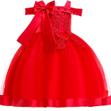 Princess Dress for Baby Girl Flower Elegant Winter Party Dress