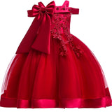Princess Dress for Baby Girl Flower Elegant Winter Party Dress