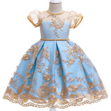 Princess Dress for Baby Girl Flower Elegant Winter Party Dress