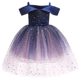 Princess Dress for Baby Girl Flower Elegant Winter Party Dress