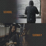 Men Winter Warm Waterproof USB Heating Jacket Thermostat Clothing