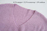 toppies Fall Woman Sweater loose deep v-neck one shoulder knitter tops