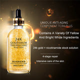 24k Gold Serum Hyaluronic Acid Serum Moisturizer Essence Cream