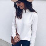 Ruffles Sexy Lace Patchwork Sweater O-Neck Long Sleeve