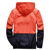 Men's Hip Hop Jacket Windbreaker Hooded Casual Retro Vintage Streetwear