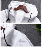 Men's Hip Hop Jacket Windbreaker Hooded Casual Retro Vintage Streetwear