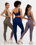 Women Sports Workout Clothes Tracksuit Sports Bra Leggings Set