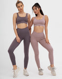Women Sports Workout Clothes Tracksuit Sports Bra Leggings Set