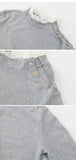 Ruffles Sexy Lace Patchwork Sweater O-Neck Long Sleeve