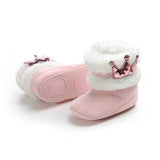 newborn infant winter baby boots warm kids girl snow shoes