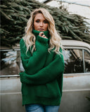 Women Turtleneck Sweaters Winter Pull Jumpers sweater