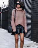 Women Turtleneck Sweaters Winter Pull Jumpers sweater