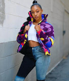 Camo Print Winter Jacket Warm Parka Down Bubble Coat