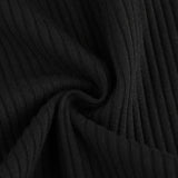 Darlingaga sexy black bodysuits skinny buttons long sleeve