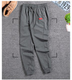 Cotton Sweatpants Men's streetwear Pants Pencil linen