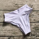 High Waist Bikini Bottom Shorts Elactic Swimwear Bottoms