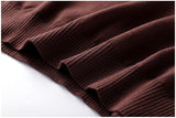 Men's Casual Striped Thick Fleece Cotton Sweater