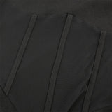 Skinny Rompers Sexy Turtleneck Hollow Out Bodysuit