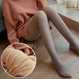 SVOKOR Winter Velvet Leggings Warm Pants High Waist Sexy