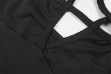 Fitshinling Pentagram Strap Gothic Dress Punk Grunge Sexy