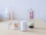 Transparent Makeup Storage Box Cotton Swab Cotton Pad Organizer Brush Plastic Box