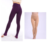 Women Plus Thick Velvet Warm Leggings Sexy Seamless