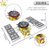 Space Station Saturn V Rocket Building Blocks City Shuttle Figure Toy