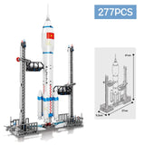 Space Station Saturn V Rocket Building Blocks City Shuttle Figure Toy