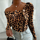 Sexy V-Neck Button Blouses Shirts Long Sleeves Solid