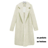 Winter Woman Faux Fur Coat Warm Teddy Jacket