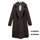 Winter Woman Faux Fur Coat Warm Teddy Jacket