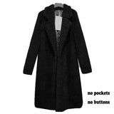 Winter Woman Faux Fur Coat Warm Teddy Jacket