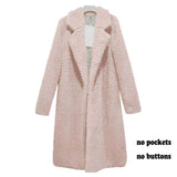 Winter Woman Faux Fur Coat Warm Teddy Jacket