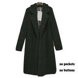 Winter Woman Faux Fur Coat Warm Teddy Jacket