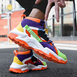 Men Casual High Top Chunky Sneakers Trainers Tendencia