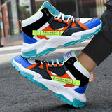 Men Casual High Top Chunky Sneakers Trainers Tendencia