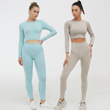 Women Sports Workout Clothes Tracksuit Sports Bra Leggings Set