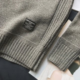 Casual Pullover Hombre Sweater Warm Solid High-Quality