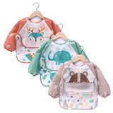 Baby Toddler Long Sleeve Scarf Waterproof Art Smock