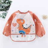 Baby Toddler Long Sleeve Scarf Waterproof Art Smock