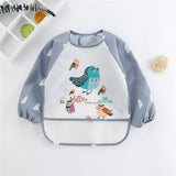 Baby Toddler Long Sleeve Scarf Waterproof Art Smock