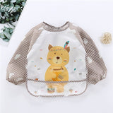 Baby Toddler Long Sleeve Scarf Waterproof Art Smock